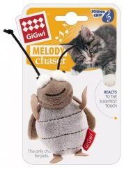 Hračka kočka Cvrček se zvukovým čipem GiGwi