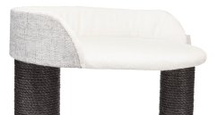 Škrábadlo Cara XXL, bílé/šedé, 128cm