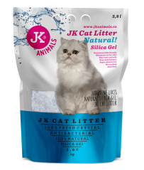 JK Litter Silica gel - natural, kočkolit 3,8