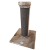 Škrabadlo Justin XXL, cappuccino, 56x56x80 cm – masivní sloup ⌀ 18 cm pro velké kočky