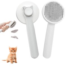 SPK PawBrush - okrúhla kefka s čistiacim tlačidlom