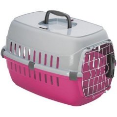 Přepravka BNL pink kovové dveře, pružinový zámek, 55,9x36,9x35