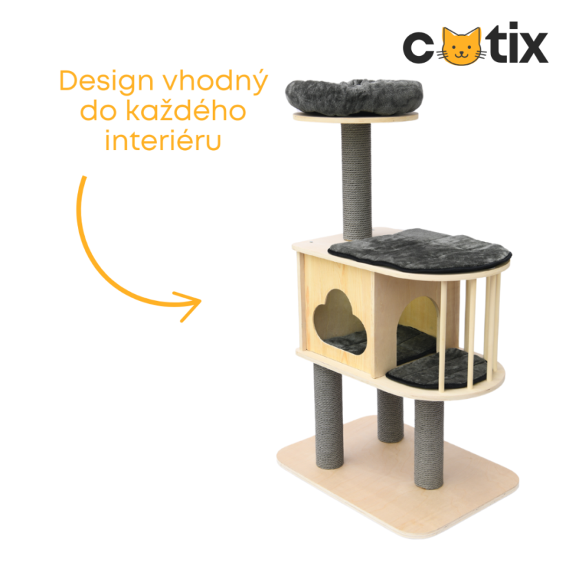 Škrabadlo Sky Loft  68x48x116 cm