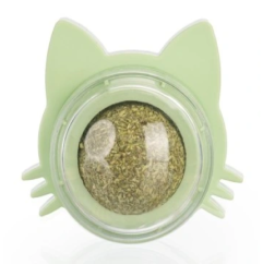 Míč na stenu Catnip Ball – NOVINKA! V tvare mačacej hlavy, ružová