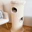 Cat Tower – škrabadlo Viva, krémová, 40 × 100 cm
