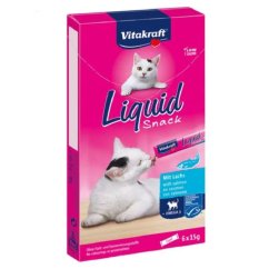Vitakraft Liquid Snack omega 3 losos 6x15 g