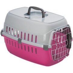 Přepravka BNL pink kovové dveře, pružinový zámek, 55,9x36,9x35