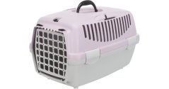 Transportní box CAPRI I, XS: 32x31x48cm (max. 6kg), světle šedá/lila