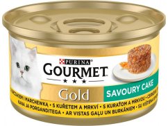 GOURMET Gold Savoury Cake kuře & mrkev, 85 g
