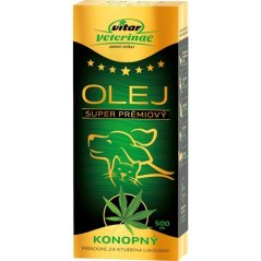 Vitar veterinae konopný olej 500 ml