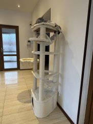AKCE Škrabadlo Coco XL kremové, 50x50x160 cm
