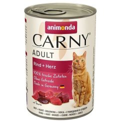 ANIMONDA konzerva CARNY Adult - hovězí, srdce 400g