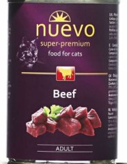 Nuevo kočka adult Hovězí konz. 400g