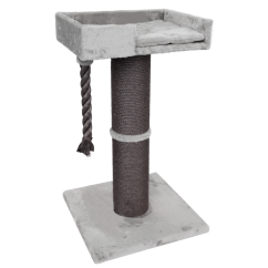 Škrabadlo Mia XXL, šedá, 57x57x100 cm