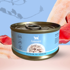 EXP. 2/2025 Amore cat konzerva tuňák se síhem 70g