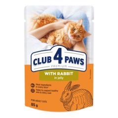 C4P S králičím v želé pro sterilizované kočky 80g