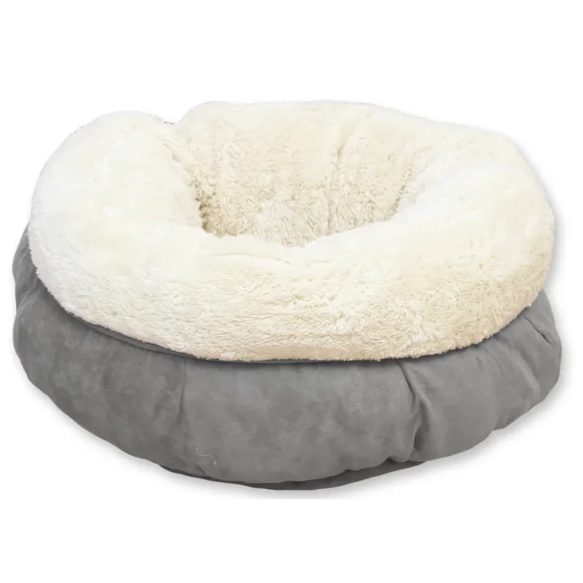AFP Lambswool extra měkký pelíšek z vlny, sv. šedá, 45 cm