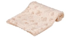 Super měkká plyšová deka COSY, béžová, S-M, 100x70 cm