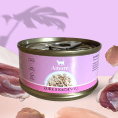 EXP. 2/25 Amore cat konzerva kuře s kachnou 70g