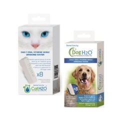 Akinu Dentální péče pro kočky i psy H2O 8 ks