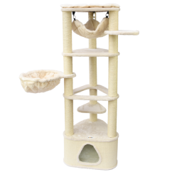 AKCE Škrabadlo Coco XL kremové, 50x50x160 cm