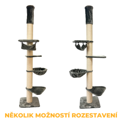 Stropné škrabadlo pre veľké mačky Simba XXL