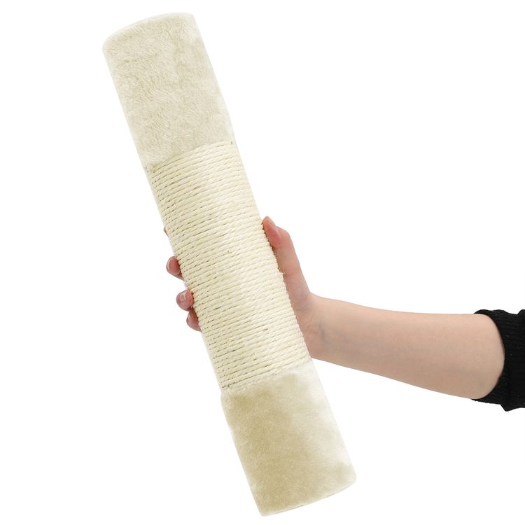 VÝPRODEJ Škrabadlo Dana, krémové, 84x60x40 cm – 2 jeskyně a vyhlídka se zvýšeným okrajem
