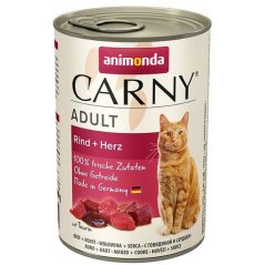 ANIMONDA konzerva CARNY Adult - hovězí, srdce 400g