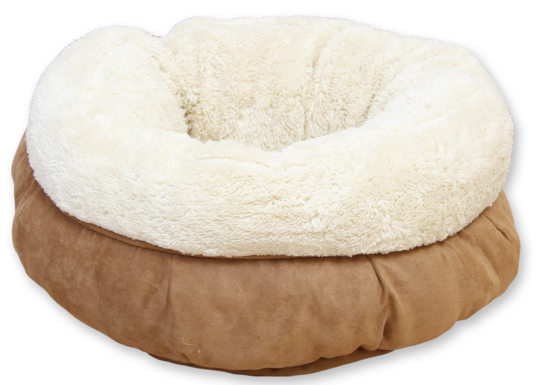 AFP Lambswool extra měkký pelíšek z vlny, sv. hnědá, 45 cm