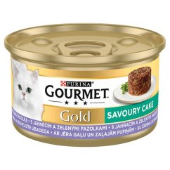 GOURMET Gold Savoury Cake s jehněčím a zelenými fazolkami 85g