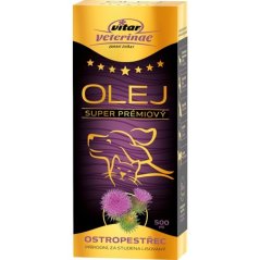 Vitar veterinae ostropestřec olej 1000 ml