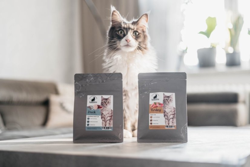 Amore Cat Adult Turkey & Chicken, 300g