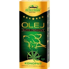 Vitar veterinae konopný olej 500 ml