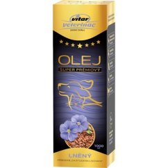 Vitar veterinae lněný olej 1000 ml