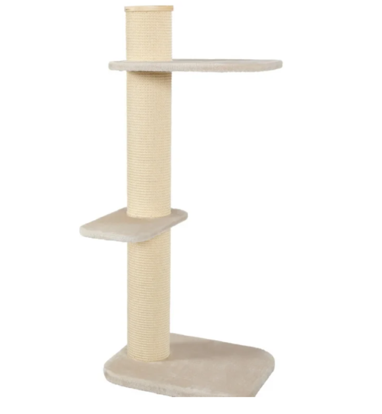 Škrabadlo Zolux City Cat 3, béžová, 59x61x148 cm