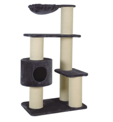 Škrabadlo Zolux Big Cat 3, tm. šedá, 83x50x135 cm