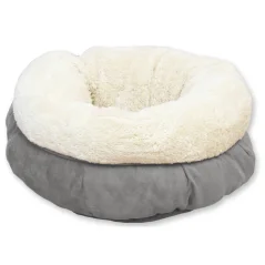 AFP Lambswool extra měkký pelíšek z vlny, sv. šedá, 45 cm
