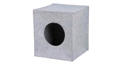 ANTON filcová krabice/jeskyně pro kočku, vhodné do IKEA regálu 33cm šedá